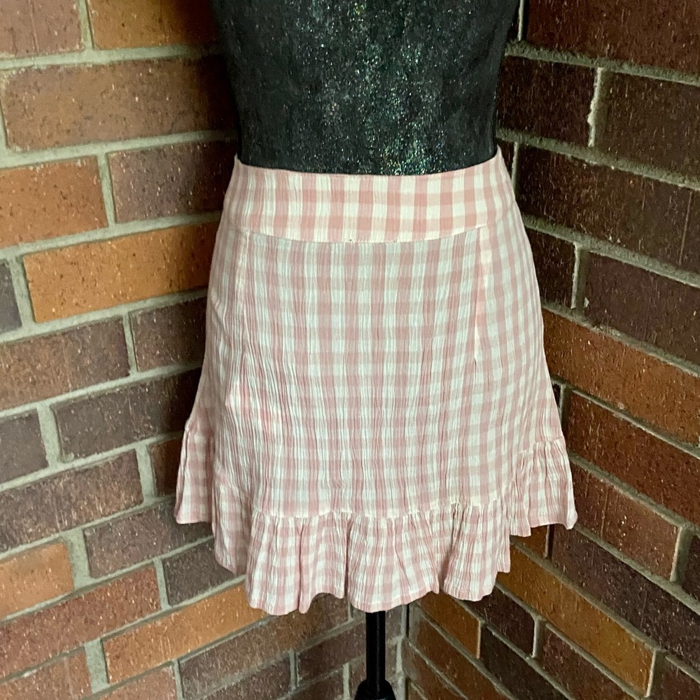 Topshop Rose Gingham Miniskirt - Picture 14 of 15